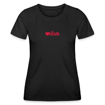 vulva | vagina | scheide - Women's Functional T-Shirt - black - Front - AI Model Female 172 light (172cm)