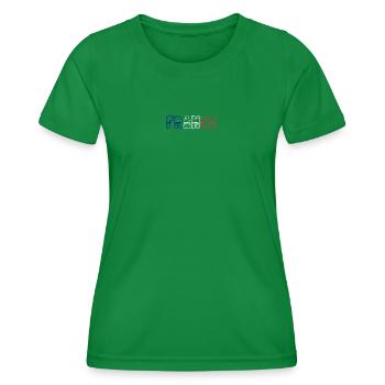 Fame Letters Pop Art Neon - Women's Functional T-Shirt - kelly green - Front - AI Model Female 172 dark (172cm)