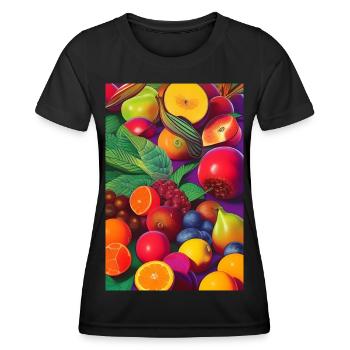 Fruit - Women's Functional T-Shirt - black - Front - AI Model Female 172 light (172cm)