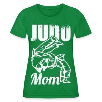 Judo Mama - Frauen Funktions-T-Shirt - Kelly Green - Vorne - AI Model Female 172 dark (172cm)