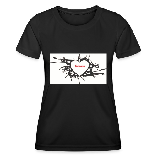 suriname heart - Functioneel T-shirt voor vrouwen