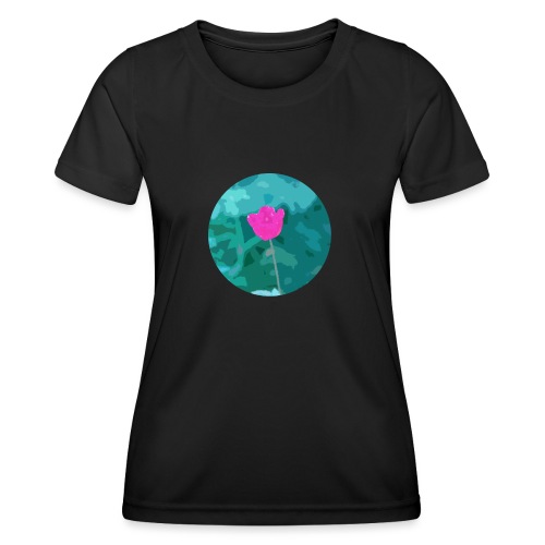 Flower power - Functioneel T-shirt voor vrouwen