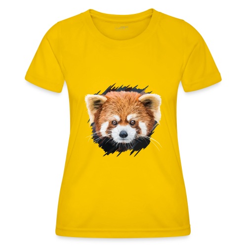 Roter Panda - Frauen Funktions-T-Shirt