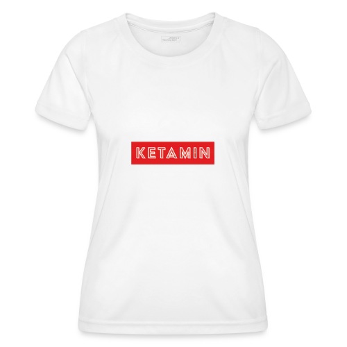 KETAMIN Rock Star - White/Red - Modern - Women's Functional T-Shirt