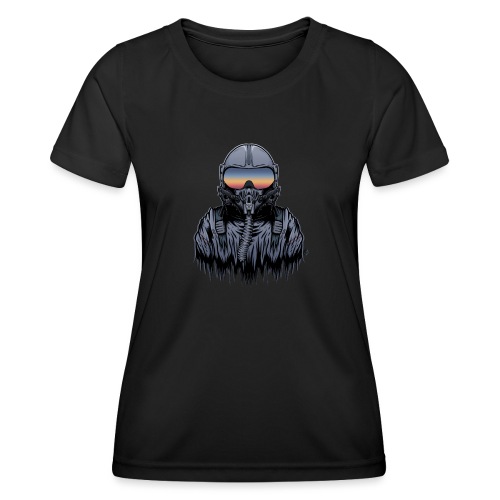 Kampfpilot - Frauen Funktions-T-Shirt