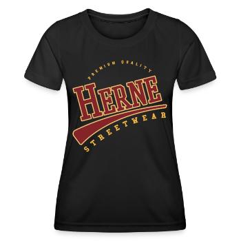 Herne Allemagne College High School Style - T-shirt sport Femme - noir - Devant - AI Model Female 172 light (172cm)