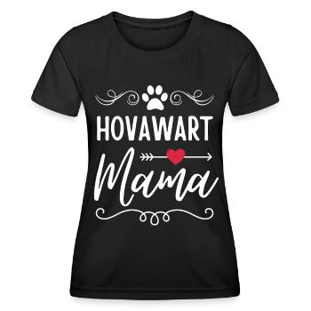Hovawart Mama Hovawart Liebhaber - Frauen Funktions-T-Shirt - Schwarz - Vorne - AI Model Female 172 light (172cm)