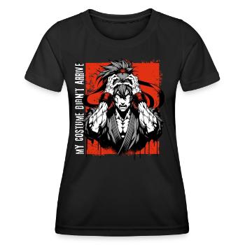Anime Manga // my costume didn't arrive // AS009 - Women's Functional T-Shirt - black - Front - AI Model Female 172 light (172cm)