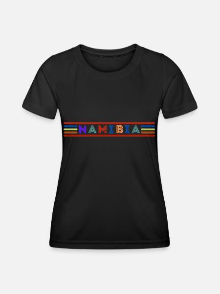 NAMIBIA - Women's Functional T-Shirt - black