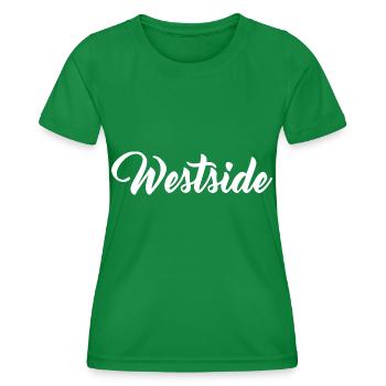 Westside Westen Ouest - T-shirt sport Femme - vert - Devant - AI Model Female 172 dark (172cm)