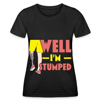 Ich bin ratlos Amputierte Amputierte Chirurgie - Frauen Funktions-T-Shirt - Schwarz - Vorne - AI Model Female 172 light (172cm)