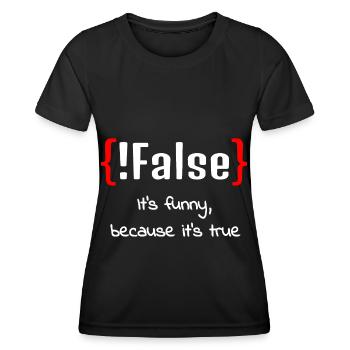 IT Informatik Informatiker Computerarbeit Geschenk - Frauen Funktions-T-Shirt - Schwarz - Vorne - AI Model Female 172 light (172cm)