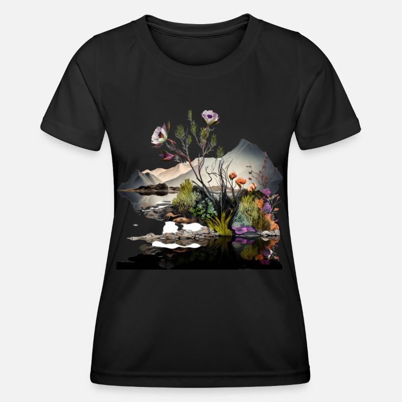 Nature - Women's Functional T-Shirt - black