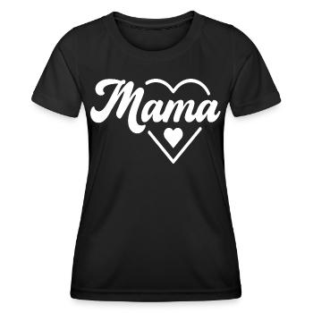 Mama Motif | Mother's Day or birthday gift - Women's Functional T-Shirt - black - Front - AI Model Female 172 light (172cm)
