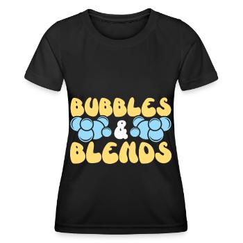 Bubbles & Blends Handmade Soap Soap Seif - Women's Functional T-Shirt - black - Front - AI Model Female 172 light (172cm)