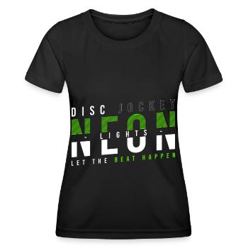 DJ Techno Sound - Women's Functional T-Shirt - black - Front - AI Model Female 172 light (172cm)