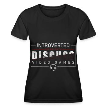 Zocker PC Masterrace Streaming - Frauen Funktions-T-Shirt - Schwarz - Vorne - AI Model Female 172 light (172cm)