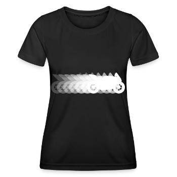 Motorcycle Shadow Moto Racing Machine - T-shirt sport Femme - noir - Devant - AI Model Female 172 light (172cm)