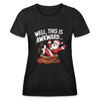 Well This Is Awkward - Women's Functional T-Shirt - black - Front - AI Model Female 172 light (172cm)