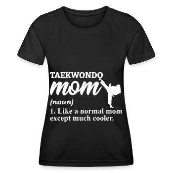 Taekwondo Taekwondoin Tae kwon do Martial Arts - Women's Functional T-Shirt - black - Front - AI Model Female 172 light (172cm)