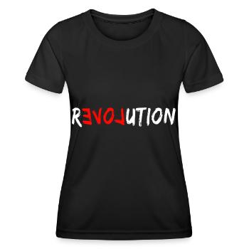Love Revolution - Women's Functional T-Shirt - black - Front - AI Model Female 172 light (172cm)