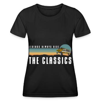 Voiture Voiture Ancienne Voiture Voiture de Sport - T-shirt sport Femme - noir - Devant - AI Model Female 172 light (172cm)