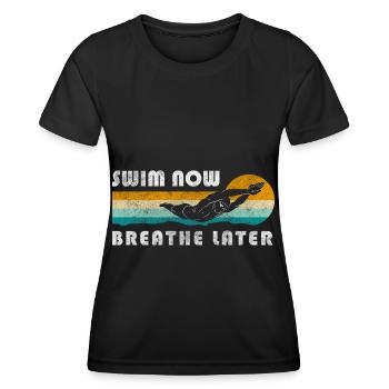 Piscine Piscine - T-shirt sport Femme - noir - Devant - AI Model Female 172 light (172cm)