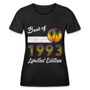 30th Anniversary Best of 1993 Limited Edition - T-shirt sport Femme - noir - Devant - AI Model Female 172 light (172cm)