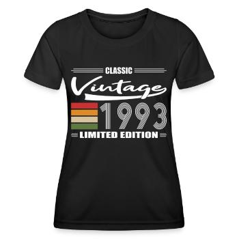 30. Geburtstag Classic 1993 Vintage 1993 - Frauen Funktions-T-Shirt - Schwarz - Vorne - AI Model Female 172 light (172cm)
