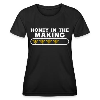 Beekeeper Honey In The Making Honey Bee Beekeeping - Women's Functional T-Shirt - black - Front - AI Model Female 172 light (172cm)