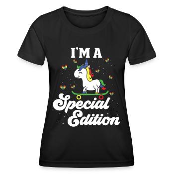 Autismus I´m A Special Edition Autism Awareness - Frauen Funktions-T-Shirt - Schwarz - Vorne - AI Model Female 172 light (172cm)