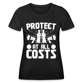 Lifeguard Protect At All Costs Lifeguard - Women's Functional T-Shirt - black - Front - AI Model Female 172 light (172cm)