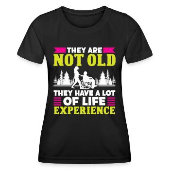 Altenpfleger They Are Not Old Pfleger Pflege - Women's Functional T-Shirt - black - Front - AI Model Female 172 light (172cm)