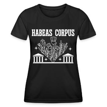 Lawyer Habeas Corpus Lawyer Lawyer Law - Women's Functional T-Shirt - black - Front - AI Model Female 172 light (172cm)