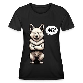 No White German Shepherd German Shepherd German Shepherds - Women's Functional T-Shirt - black - Front - AI Model Female 172 light (172cm)