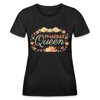 Pharmacie Pharma Queen Pastel - T-shirt sport Femme - noir - Devant - AI Model Female 172 light (172cm)