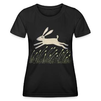 Hare - Women's Functional T-Shirt - black - Front - AI Model Female 172 light (172cm)