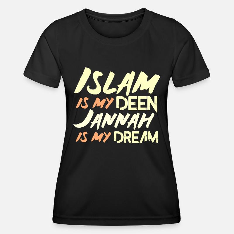 Islam Gift - Women's Functional T-Shirt - black
