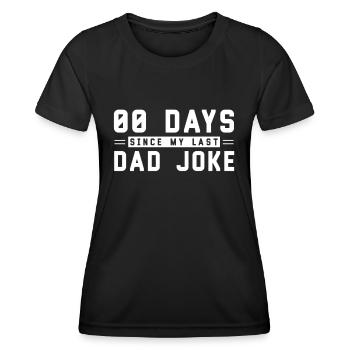 Dadjoke Dad Joke Dad Funny Dad Joke Loads - Women's Functional T-Shirt - black - Front - AI Model Female 172 light (172cm)