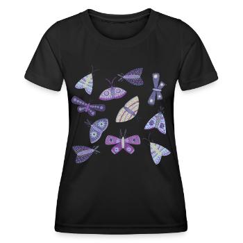 Les mites - T-shirt sport Femme - noir - Devant - AI Model Female 172 light (172cm)