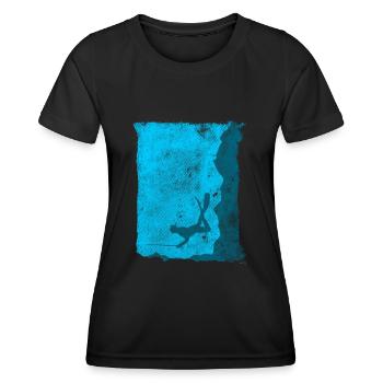 Arbalète de chasse sous-marine Diver - T-shirt sport Femme - noir - Devant - AI Model Female 172 light (172cm)