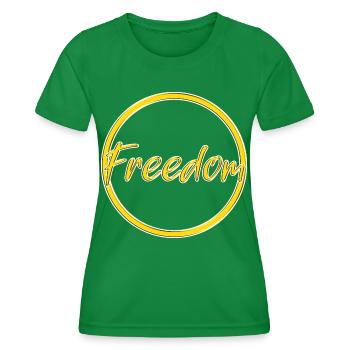 Liberté - T-shirt sport Femme - vert - Devant - AI Model Female 172 dark (172cm)