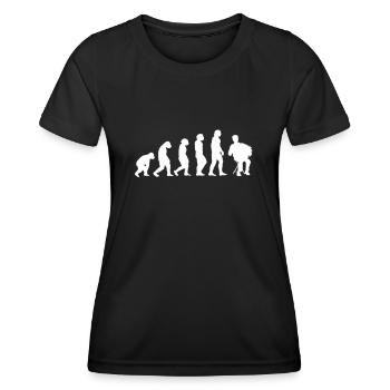 Accordéoniste d’évolution accordéon accordéon cadeau joueur - T-shirt sport Femme - noir - Devant - AI Model Female 172 light (172cm)