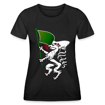 Steiermark Panther Wappen - Frauen Funktions-T-Shirt - Schwarz - Vorne - AI Model Female 172 light (172cm)