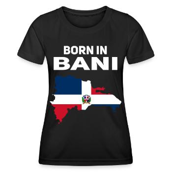 Dominikanische Republik - Frauen Funktions-T-Shirt - Schwarz - Vorne - AI Model Female 172 light (172cm)