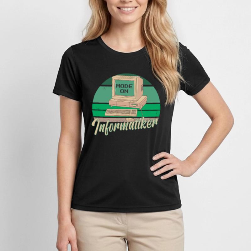 Computer Science Computer Programmer Father Dad Women's Functional T-Shirt