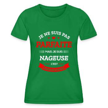 NAGEUSE PARFAITE - T-shirt sport Femme - vert - Devant - AI Model Female 172 dark (172cm)