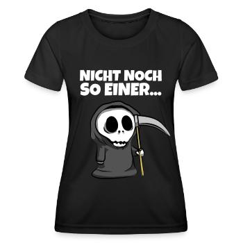 Nicht noch so einer... - Sensenmann Grim Reaper - Frauen Funktions-T-Shirt - Schwarz - Vorne - AI Model Female 172 light (172cm)