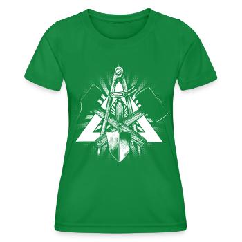 Bricklayer - Women's Functional T-Shirt - kelly green - Front - AI Model Female 172 dark (172cm)
