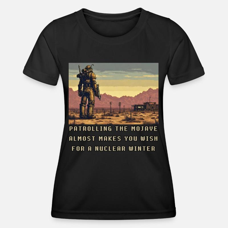 Patrolling the Mojave - Women's Functional T-Shirt - black